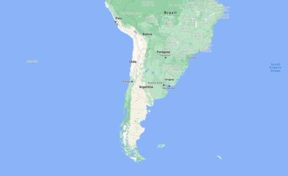 Argentina Border Countries Map