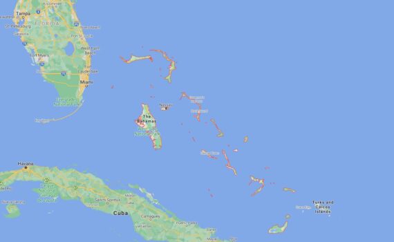 Bahamas Border Countries Map