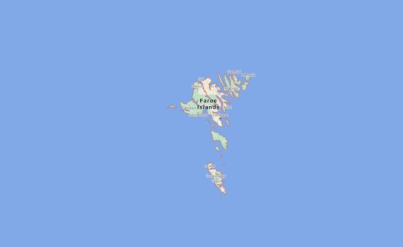 Faroe Islands Border Countries Map