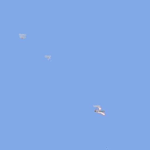Kiribati Border Countries Map