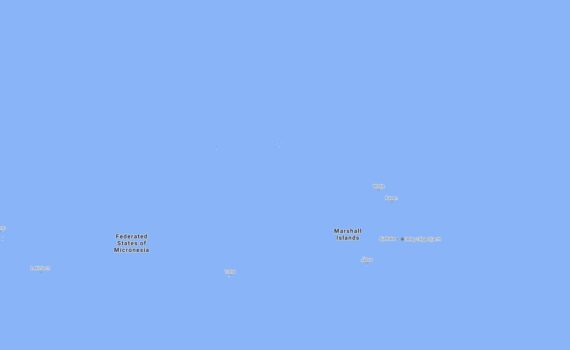 Marshall Islands Border Countries Map