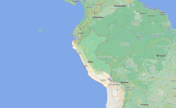 Peru Border Countries Map